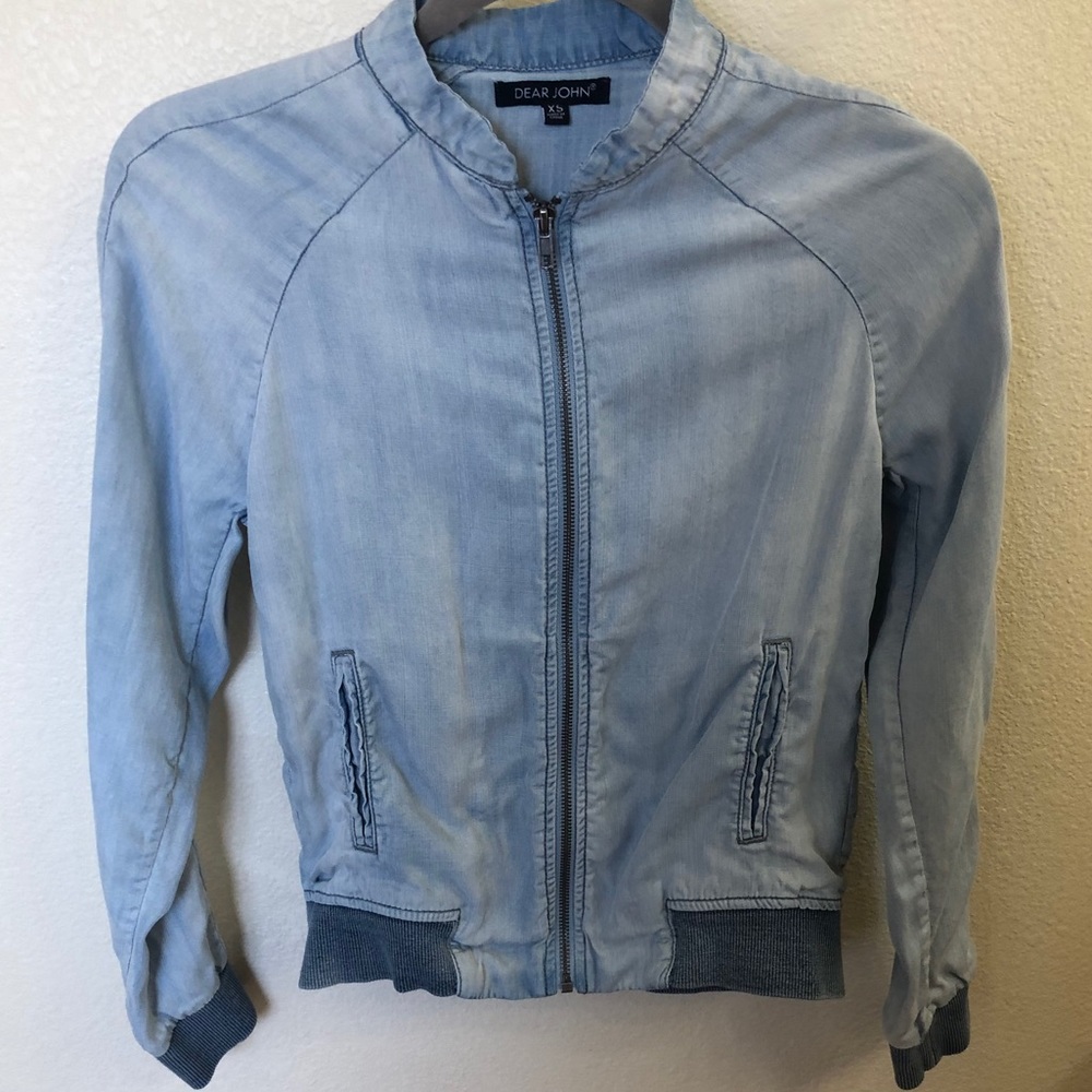 Dear John Chambray Bomber jacket